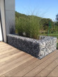 Gabion schanskorf plantenbak 100 x 60 x 60 cm