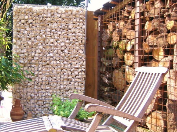 Afbeelding van schanskorf met yellow sun breukstenen